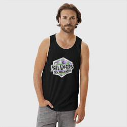 Майка мужская хлопок Турнир по бильярду, цвет: черный — фото 2