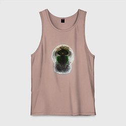 Майка мужская хлопок Ведьма из леса, цвет: пыльно-розовый