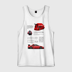 Мужская майка Honda nsx