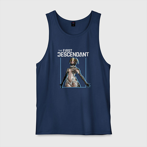 Мужская майка The First Descendant - Armor / Тёмно-синий – фото 1