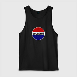 Майка мужская хлопок Datsun, цвет: черный