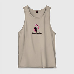 Мужская майка Pink Panther с телефоном