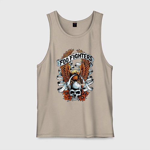 Мужская майка Foo Fighters - eagle / Миндальный – фото 1