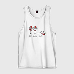 Мужская майка Drink drank drunk - New Year