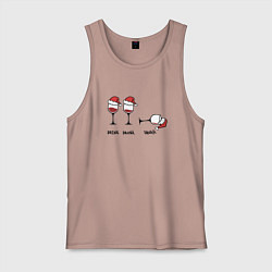 Мужская майка Drink drank drunk - New Year