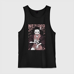 Мужская майка Nezuko black total cost