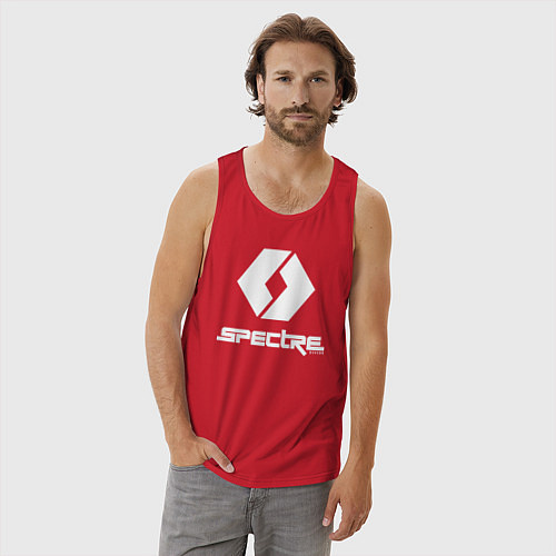 Мужская майка Spectre divide logo / Красный – фото 3