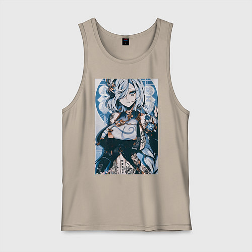 Мужская майка Геншин Шэнь Хэ / Миндальный – фото 1