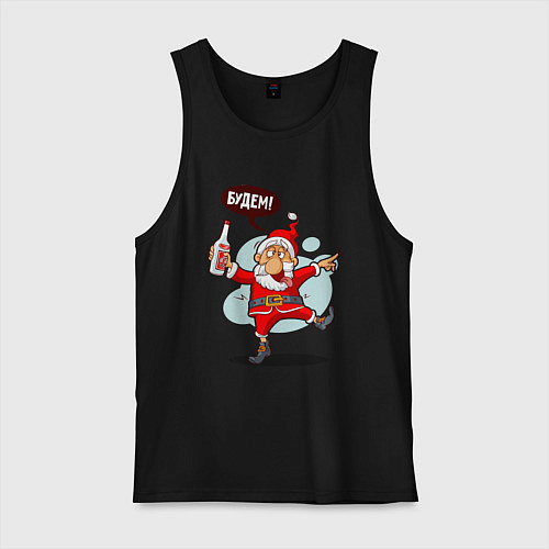 Мужская майка Будем! / Черный – фото 1