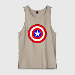 Мужская майка Captain America logo