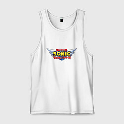Мужская майка Team Sonic racing - logo