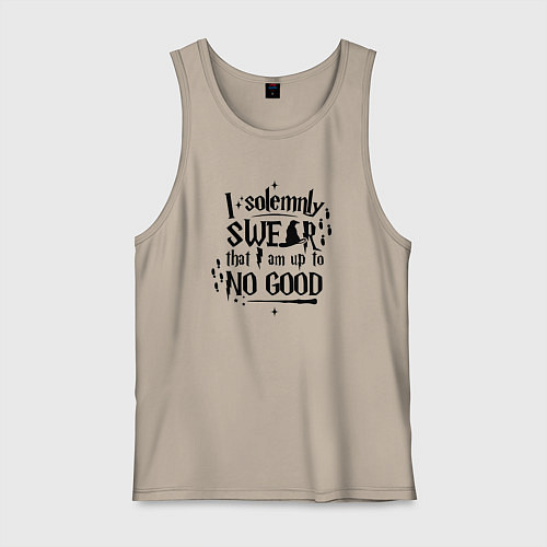 Мужская майка Замышляю шалость - Гарри Поттер / Миндальный – фото 1