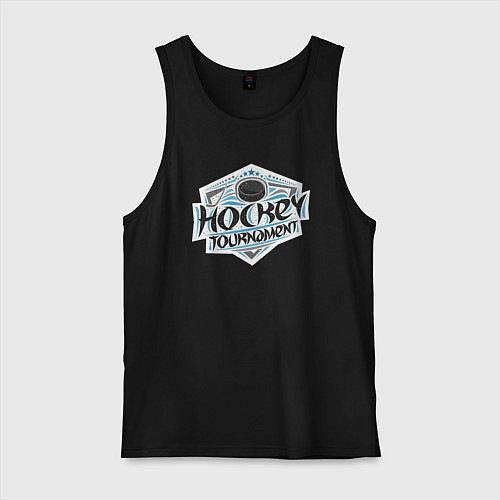 Мужская майка Хоккейный турнир / Черный – фото 1