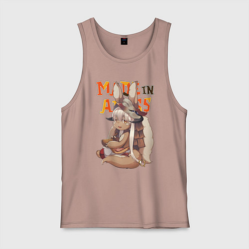 Мужская майка Созданный в бездне - Наначи / Пыльно-розовый – фото 1