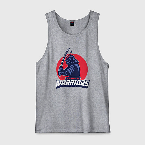 Мужская майка Samurai warriors / Меланж – фото 1