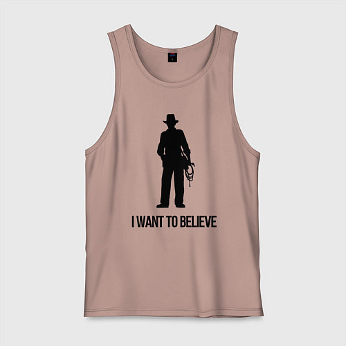 Мужская майка Индиана джонс / Пыльно-розовый – фото 1