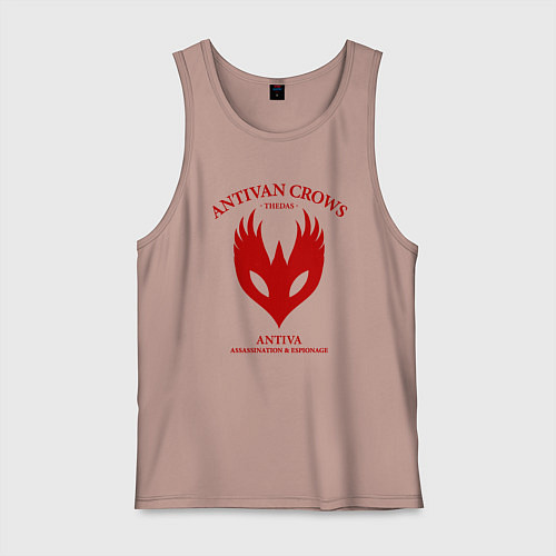 Мужская майка Antivan Crows - Dragon Age / Пыльно-розовый – фото 1