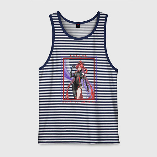 Мужская майка Yinlin Lightning of Execution / Синяя тельняшка – фото 1