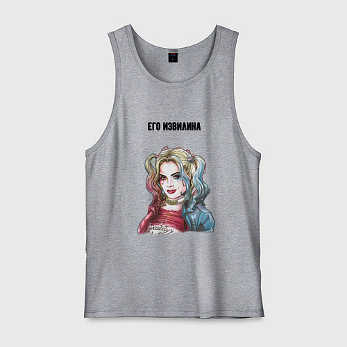 Мужская майка Его извилина / Меланж – фото 1