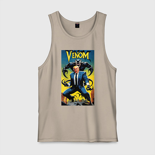 Мужская майка Venom-Trump fantasy / Миндальный – фото 1