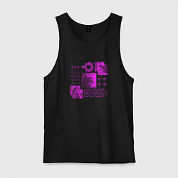 Мужская майка Кошки-девушки и котёнок