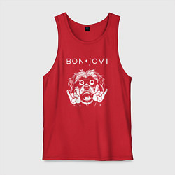 Мужская майка Bon Jovi rock dog