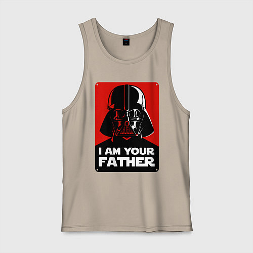 Мужская майка Darth Vader / Миндальный – фото 1