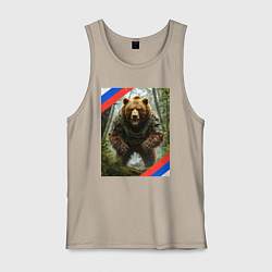 Мужская майка Потревожили медведя