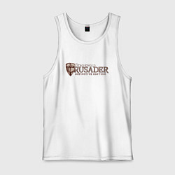 Майка мужская хлопок Stronghold Crusader, цвет: белый