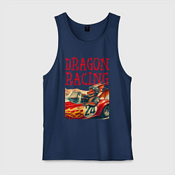 Мужская майка Dragon cool racer - ai art