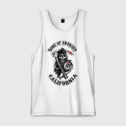 Мужская майка Sons of anarchy - logo