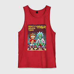 Мужская майка Mortys boxing team - ai art fantasy
