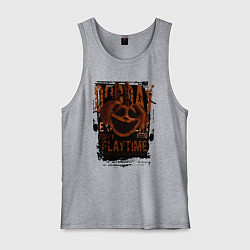 Майка мужская хлопок Пеклопёс DogDay из Poppy Playtime, цвет: меланж