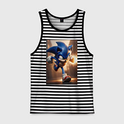 Мужская майка Бегущий Соник