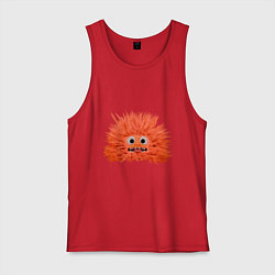 Мужская майка Fluffy monster orange