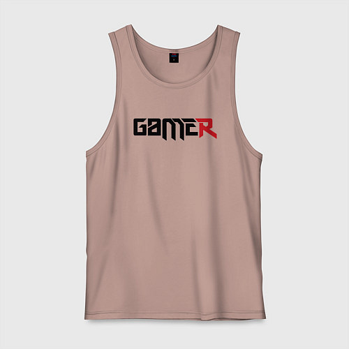 Мужская майка Gamer / Пыльно-розовый – фото 1