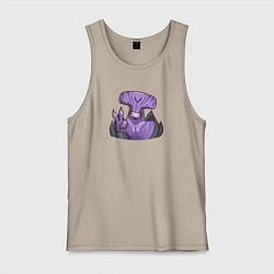 Майка мужская хлопок Персонаж Dota 2, цвет: миндальный