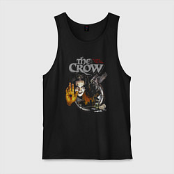 Майка мужская хлопок The Crow: It cant rain all the time, цвет: черный
