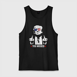 Мужская майка Trump you missed