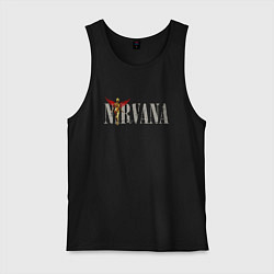 Майка мужская хлопок Nirvana rock in utero, цвет: черный