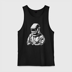 Мужская майка Сварщик в маске