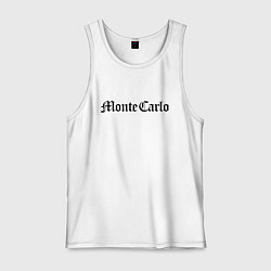 Майка мужская хлопок Monte Carlo - Monaco, цвет: белый