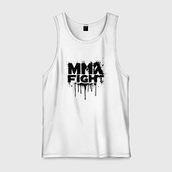 Мужская майка MMA боец черной краской