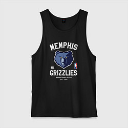 Майка мужская хлопок Memphis Grizzlies - NBA team, цвет: черный