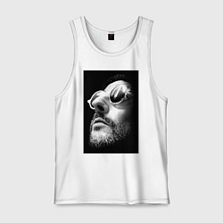 Майка мужская хлопок Леон персонаж, цвет: белый