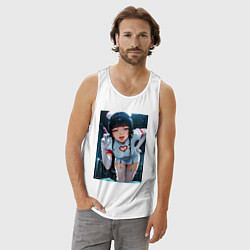 Майка мужская хлопок Рори Меркурия косплей медсестры, цвет: белый — фото 2