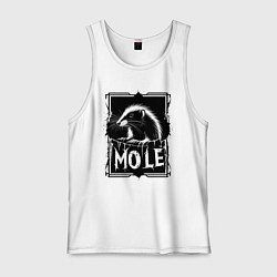 Мужская майка Крот в рамке