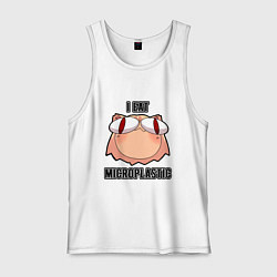 Мужская майка Некоарк - Neco Arc - I eat microplastic - anime me