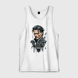 Мужская майка Cyborg Johnny Depp