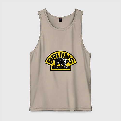 Мужская майка HC Boston Bruins Label / Миндальный – фото 1